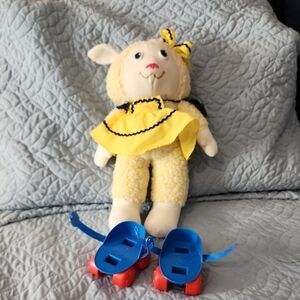 Woolma Lamb With Skates The Get Along Gang Vintage 12 Inch